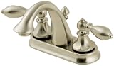 Pfister F048E0BK Catalina 4-Inch Centerset Lavatory Faucet, Brushed Nickel