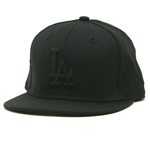 Los Angeles Dodgers Black on Black 59FIFTY Youth Cap