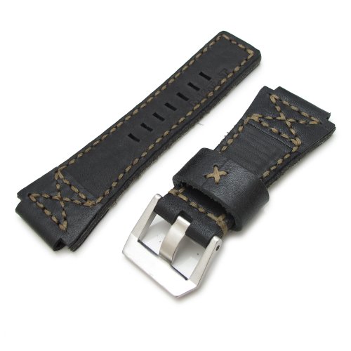 Bell & Ross BR01 Type MiLTAT Hand Stitch on Green Canvas Watch Strap