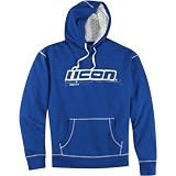 Icon County Men's Hoody Casual Sweatshirt - Blue / X-Large