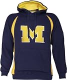 Michigan Wolverines Class Act Big Logo Hooded Sweatshirt