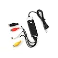 USB 2.0 Audio, Video Grabber Video Schnitt, HD 1080i, inkl. Software, One Touch Capture kabel, (1 Tasten sofort Aufnahme)