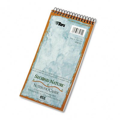 TOPS - Second Nature Spiral Reporter/Steno Notebook Greg
