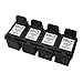 4 Pack. Refurbished Cartridges for HP 60XL Black. Includes 4ea HP 60XL Black.