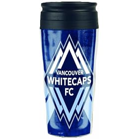 MLS Vancouver Whitecaps FC 16 Ounce Travel Mug