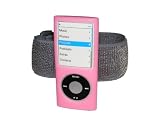 Review iGadgitz NAN4ARMPNK / PINK Sports Armband & Silicone Skin Case Cover for Apple iPod Nano Chromatic 4th Gen Generation 4G + Screen Protector & Lanyard
