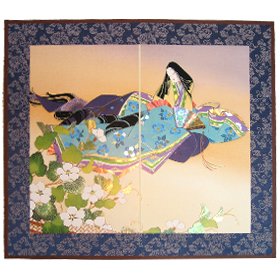 Cover image : 源氏絵巻屏風二つ折り(夕顔/心あてに)