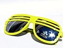 B012 TOTAL VERSPIEGELTE ATZENBRILLE SONNENBRILLE NEON GELB UV-400 
Schutz