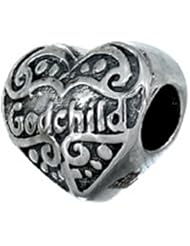 Zable (tm) Sterling Silver God Child Pandora Compatible Bead / Charm
