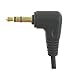 Valley Enterprises 1' 3.5mm Male Right Angle to 3.5mm Female Gold Stereo Audio Cable