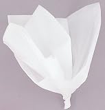 10 Sheets of White Tissue Paper 20 x 26