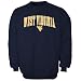 West Virginia Mountaineers Navy Blue Arch Logo Classic Fleece Sweatshirt image 1