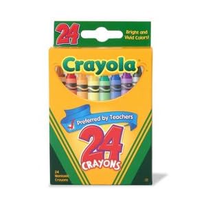 Crayola Box of 24 Crayons by