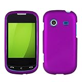 Grape Rubberized Protector Case for Samsung Character R640