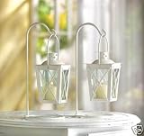 20 WHITE WEDDING LANTERN CENTERPIECES FAVORS NEW