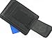 Printed grain cow hide leather money clip with magnet