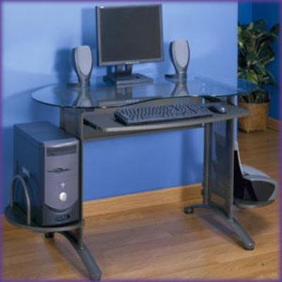 Ellipse Computer Desk (Cherry) (57.5"l x 28.75"w x 30"h)