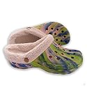 Skywalker-Clogs POLAR C, gr&uuml;n/rosa/blau 3 Farb Camouflage