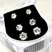 Gorgeous Set of 3 Round Cubic Zirconia Stud Earrings in Ice Cube Gift Box 4mm - 8mm (Md)
