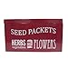 Secret Garden Burgon and Ball Seed Packet Organiser - Burgundy