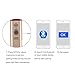 Bluetooth Wireless Headset, Sports Earphone with Microphone, Support Switching Language, Voice Reminding Function, for Samsung Galaxy S5 S4 Note 3 4 iPhone 6 6 Plus and Other Smart Phones (Gold)