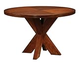 Counter Top Round Table with X Base - Hudson Dining - Modus Furniture - HD6 ....