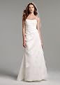Davids Bridal Side Drape Gown With Beaded Bodice Style Sas1212 from David's Bridal