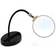 Table Magnifier, 13" Flexible Neck, 2X Power 4.5"