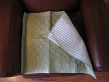 Restoration Hardware Madison Bedding Pillow Sham - Celery Solid With Stripes