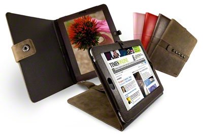 Tuff-Luv multi-view? Saddle Leather Leather case cover for Apple iPad & 3G