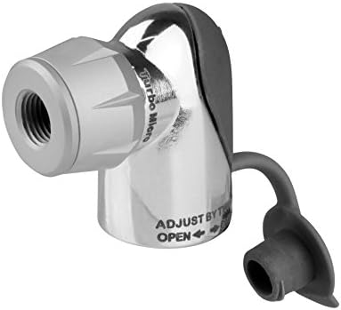 AiraceUSA Bike Micro CO2 Pump Inflator, Reversible Presta and Schrader Air Valves, with Black CO2 Cartridge Sleeve (CO2 Catridge is NOT INCLUDED)