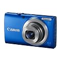 Canon PowerShot A4000 IS Digitalkamera (16 Megapixel, 8-fach opt. Zoom, 7,6 cm (3 Zoll) Display, bildstabilisiert) blau
