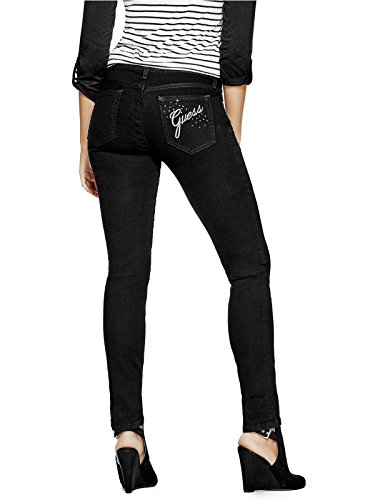 GUESS Women's Elysia Rhinestone Skinny Jeans