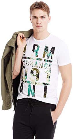 Armani Exchange Mens Floral Fill Tee