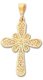 10k Cross Pendant
