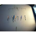 Sea Striker 4 Arm Umbrella rig with 9 Shads Blue Back