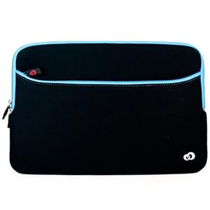 Kroo Apple iPad Care ONE Bundle; Blue Glove 2 iPad Case, Anti Glare Screen, Crystal Clear Case, Travel Charger, USB Sync Cable and Earphones