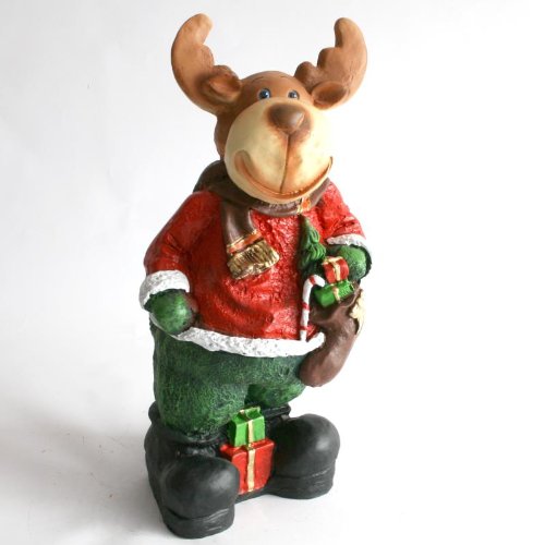 Weihnachts Rentier Rudi mit Geschenken