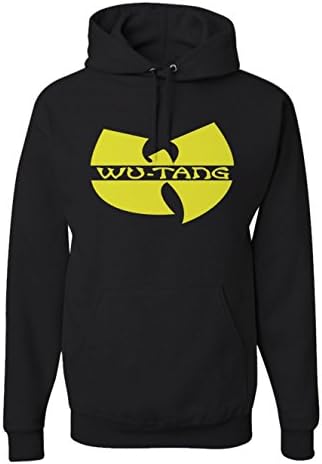 Wu-Tang Clan Logo Hoodie Black Size M