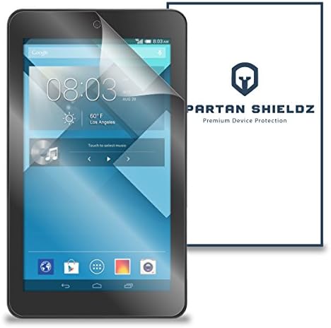 6X - Spartan Shieldz Premium HD Screen Protector Cover For Alcatel OneTouch Pop 7 - 6X
