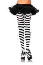 Sexy Nylon Striped Tights Lingerie Leg Avenue