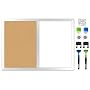 Board Dudes Silver-Framed Magnetic Combo Value Pack, 17 x 23 Inches (15097UA-18)