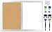 Board Dudes Silver-Framed Magnetic Combo Value Pack, 17 x 23 Inches (15097UAT-18)
