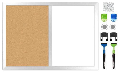 Childrens Toyshop  Toys : Board Dudes Silver-Framed Magnetic Combo Value Pack, 17 x 23 Inches (15097UA-18)