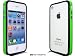 iPhone 4S/4 Duotone Apple Bumper Case Gr�n und Schwarz Free Screen Guard