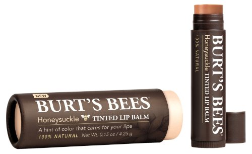 Burt's Bees Tinted Lip Balm, Honeysuckle,  0.15-Ounce (Pack of 2)