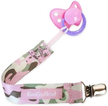 Booginhead Pacifier Leash - Pink Camo