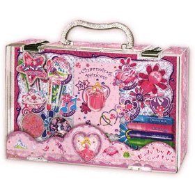 Pecoware Girls Made by Me CARD KIT ! Girl's stickers and stationary, sequins, glitter pens and more!