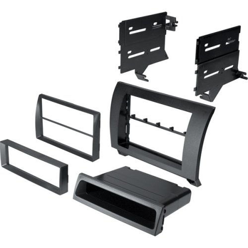 American International TOY-K967 2007 2008 2009 Toyota Tundra Matte Black DIN with Pocket & Double DIN Radio Dash Install Mounting Kit 07 08 09