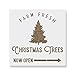 Farm Fresh Christmas Trees Stencil Template - Reusable Stencil with Multiple Sizes Available